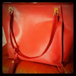 Leather Ralph Lauren Tote